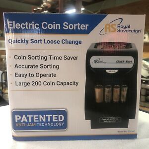 Royal Sovereign One Row Electric Coin Sorter, QS-1AC. NIB