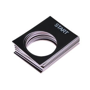 10pcs 25mm Diameter Push Button Switch Indicator Notice Board START Black