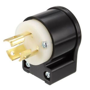 Locking Plug Male NEMA L5-15P, 15A 125VAC 2 Pole 3 Wire Grounding