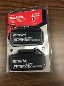 2 Pack Makita LXT 18V, 3.0Ah Batteries # BL1830-2