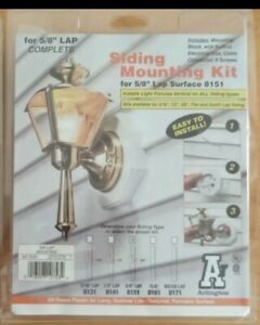 Arlington Siding Mounting Kit for Light Fixtures for 5/8&#034; Lap Surface 8151