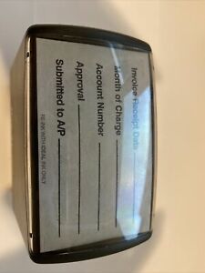 Ideal 300 Premium Quality Self-Inking Stamp with invoice details 