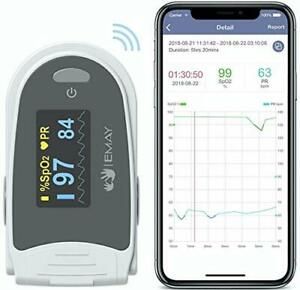 Sleep Oxygen Monitor with App for iPhone &amp; Android | Track Overnight &amp; Con
