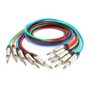 1Pcs CANARE L-2T2S audio microphone cable NEUTRIK large two-core 6.35 male TRS