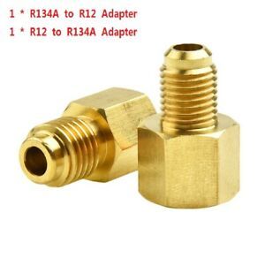 For R134a Refrigerant Adapter 1/2 ACME Female 1/4-Male Adapter Fitting Hot Sale