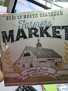 2021 Farmers Market Calendar brand new!