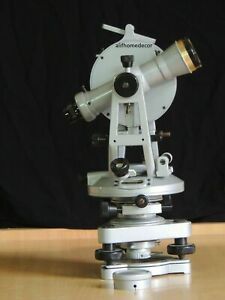 New Theodolite 20&#034; Second Vernier Transit Theodolite For Leveling, Angle TVT-20&#034;