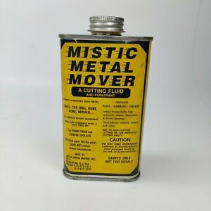 MISTIC METAL MOVER- CUTTING FLUID &amp; PENETRANT EMPTY COLLECTOR ITEM