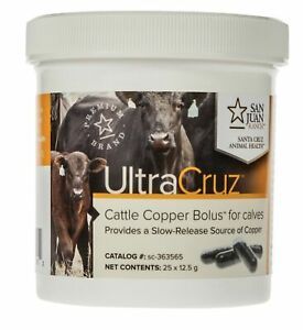 UltraCruz - sc-363565 Cattle Copper Bolus Supplement for Calves, 25 Count x 1...