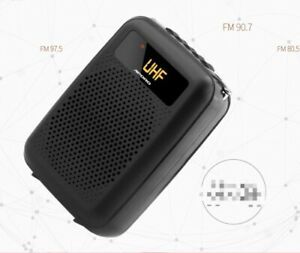 Portable Mini Wireless Voice Amplifier For Teaching Train Speaker + Microphone