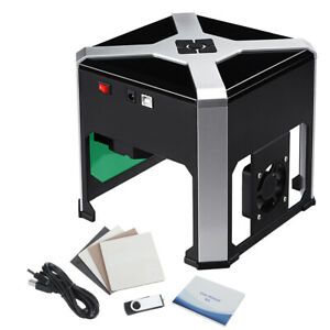 3D Laser Engraving Cutting Machine Desktop USB DIY Logo Mark Printer US