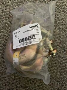 3/8&#034; Clevis Hook  SLP LTCH NATIONAL HARDWARE N830-318,  YELLOW CHROMATE 3EA
