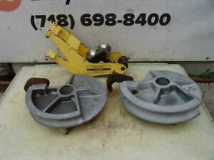 Current Greenlee 555 Conduit Bender IMC Shoes Set.  1 1/2&#034; and 2&#034; Great Shape #2