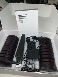 Restaurant Coaster Pager Guest Call Wireless Paging Queuing Calling System New