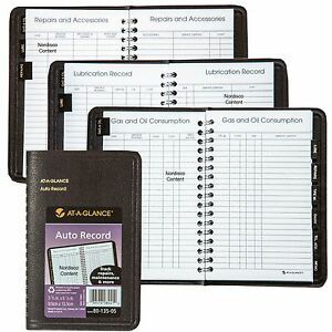 At-A Glance Auto Expense Record Book, 80-135-05