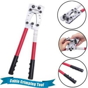 6.0-50mm Wire Terminal Crimping Tool Cable Lug Crimper Cu/Al Terminal Plier New