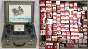 Allied Knight-Kit Vacuum Tube Tester 600A w/100 Television Radio Tubes NOS