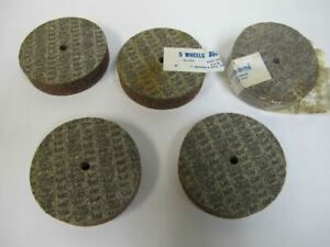 3M Scotch Brite 3 x 3/4 x 1/4 Wheels Grade 5A Fine 8000 RPM Qty 5 New USA Made