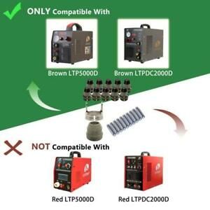 Plasma Cutter Consumables Sets for Brown LTP5000D and Brown LTPDC2000D 77-Piece