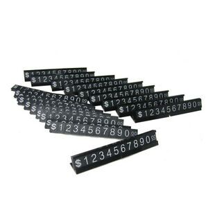 16 Sets of Adjustable Sale Price Number Label Display Stand for Retail Shop