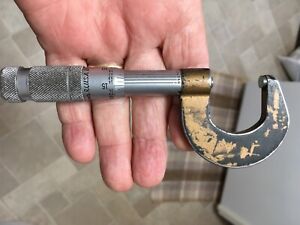 Collectible Stamped Brown &amp; Sharpe No. Kingstown R. L. U. S. A. Micrometers In