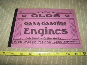 OLDS Gearless Type G Hit Miss Engine Catalog Tractor Steam Magneto Oiler Pump