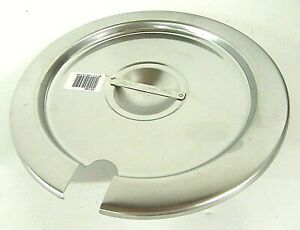 New Vollrath 78180 Stainless Steel Slotted Flat Lid Cover for Inset
