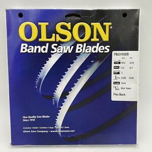 Olson Saw FB23193DB 1/2 by 0.025 by 93-1/2-Inch HEFB Band 3 TPI Hook Saw Blade