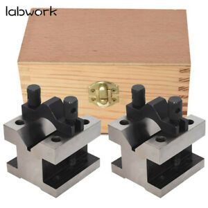 HIGH QUANLITY 2-3/8 x 2-3/8 x 2&#034; ULTRA PRECISION V-BLOCK &amp; CLAMP SET