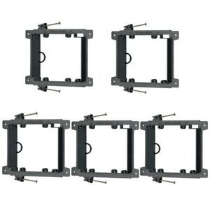 5 Pcs 2-Gang Nail In Low Voltage Mounting Bracket New Construction Arlington