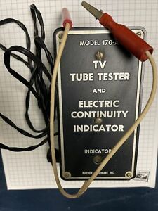 VTG TV TUBE TESTER AND ECI KAPNER HARDWARE INC WORKS GREAT