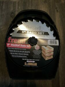 Freud SD208S 8&#034; Diameter Stacked Dado Set W/ 5/8&#034; Arbor Blade - NEW!