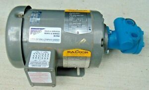 NEW TUTHILL 2LE A CAST IRON ROTARY HYDRAULIC PUMP WITH BALDOR 3/4 HP MOTOR