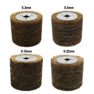 4&#034; Stainless Steel Wire Drawing Wheel Grinding Disc Polisher&amp;Buffer for Grinder