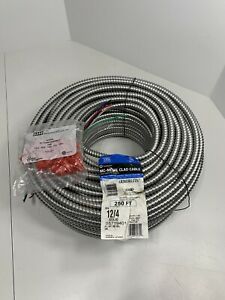 SOUTHWIRE Armorlite 12/4 x 250’ MC-Metal Clad Cable 68719401, NEW!