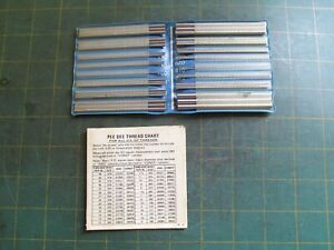 MACHINIST TOOLS * THREAD MEASURING WIRES