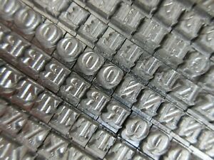 Letterpress Lead Type 24 Pt. Shaded  - Caps    G58