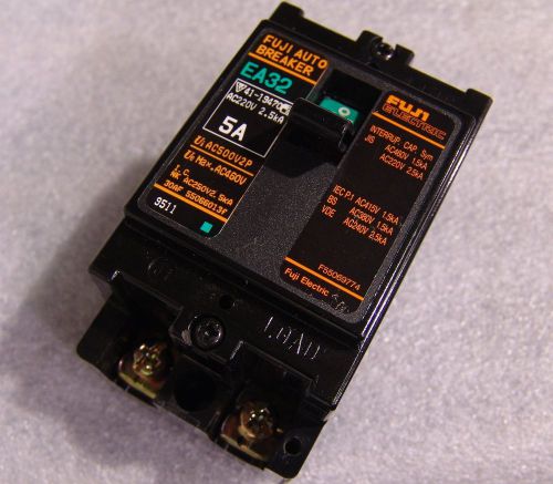 Circuit breaker fuji ea32 5 amp unused for sale