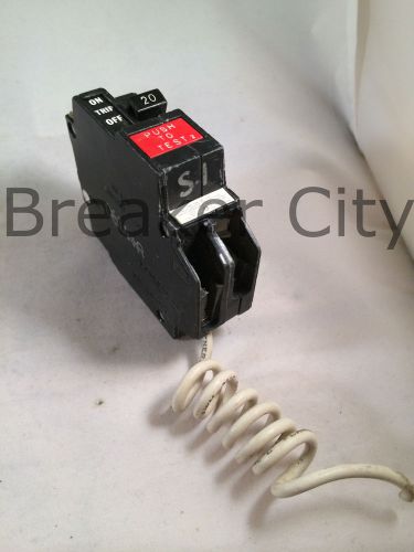 Ge 20 amp 1 pole type thql-gfci thql-1120gf general electric breaker 120v for sale