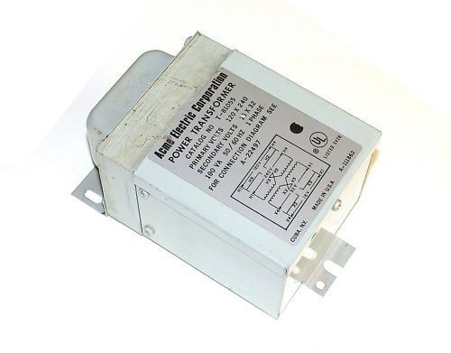 Acme electric power transformer 100 va  model t-81055 for sale