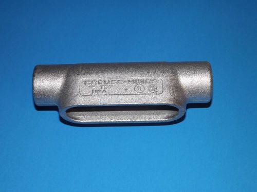 New crouse hinds t37 condulet conduit outlet body tee 1in d367142 for sale