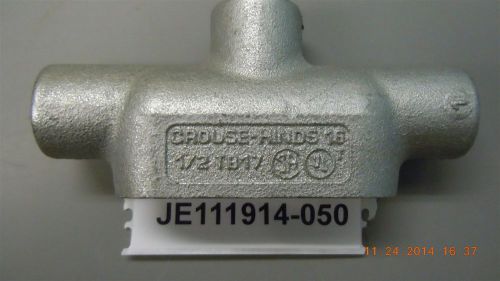 Crouse-Hinds 1/2&#034; TB 17 4.6 CU.IN.