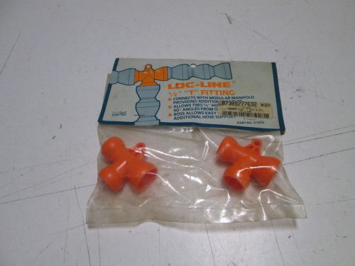 Lot of 2 loc-line 1/2&#034; &#034;t&#034; fittings 51825 *new in factory bag* for sale