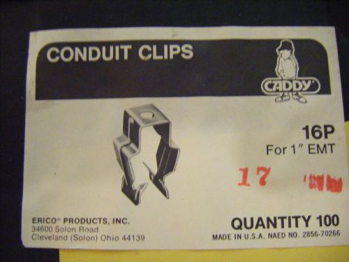 CADDY 16P CONDUIT HANGERS - BOX OF 100 - FOR 1&#034; EMT CONDUIT