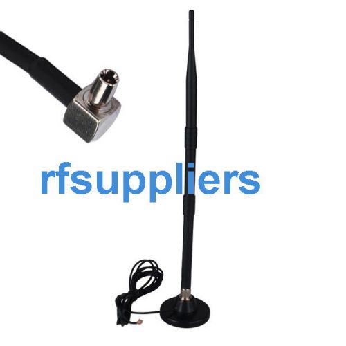 2X 9dB Omni 700-2600MHz 4G magnetic LTE antenna strong magnetic base TS-9 Huawer