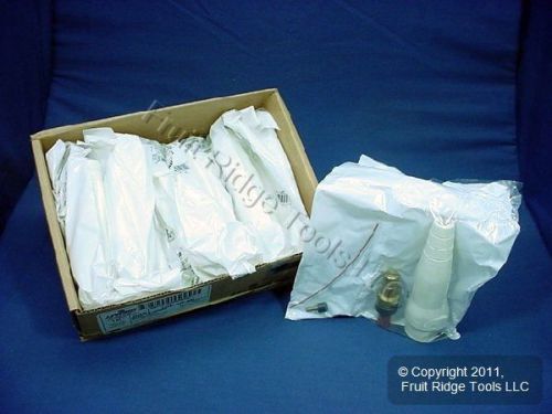 10 leviton white 18 series detachable male cam plug crimped 400a 600v 18d27-w for sale