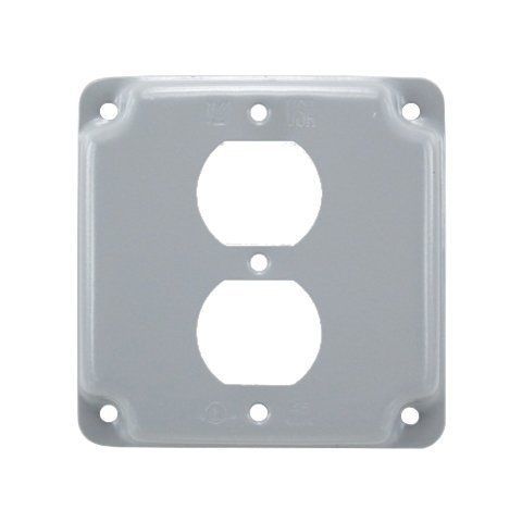 4&#034; raised duplex receptacle cover for sale