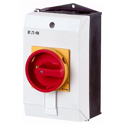 New! p1-32/i2/svb-na - 32amp rotary disconnect - red/yellow - enclosed (ip65) for sale
