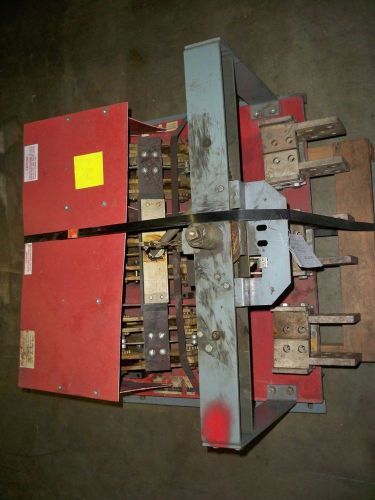 BLO34400  Red Back Plate Square D Switch Used E-OK