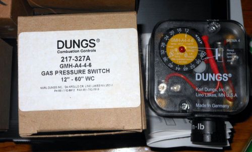 Dungs nema 4 pressure switch gmh-a4-4-6. four for one! for sale